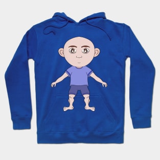 Boy with shaved head Hoodie